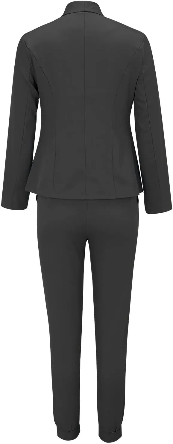 Women Suit Sets For Work 2025 Fall Two Piece Blazer Jacket and Pencil Pants Business Casual Office Formal Outfits
