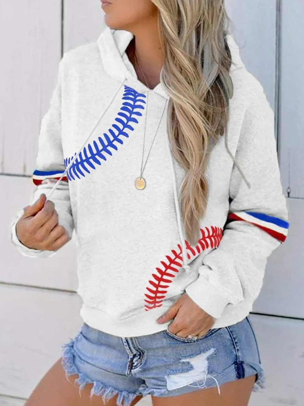 Womens Baseball Hoodie Baseball Sweatshirts Long Sleeve Tops Lightweight Hoodie Workout Shirt