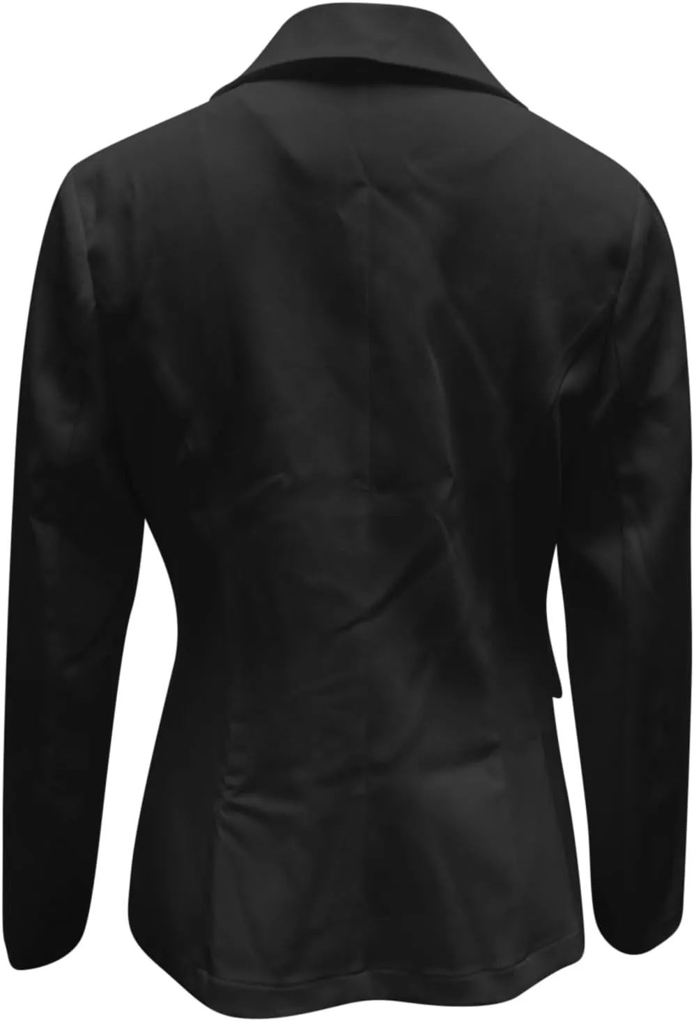 Womens Blazer Lightweight Long Sleeve Jacket Casual Open Front Cardigan Notch Collar Blazers with Fake Pockets