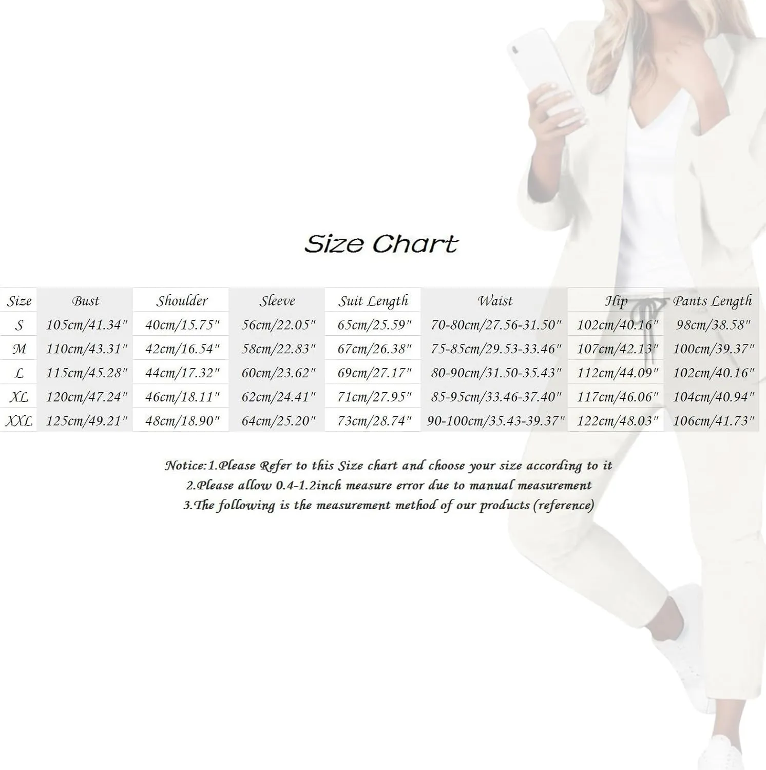 Womens Blazer Sets For Work Casual Business Cropped Blazers And Pants 2 Piece Fashion Suits Jacket Outfits
