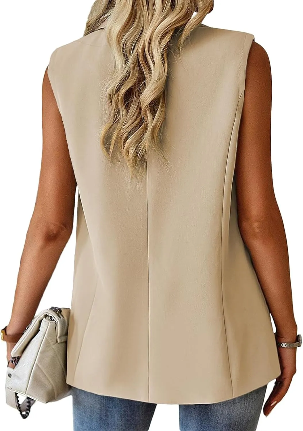 Womens Blazers for Work Casual Business Dressy Blazers Open Front Single Button Summer Jacket Fashion Suit Jacket