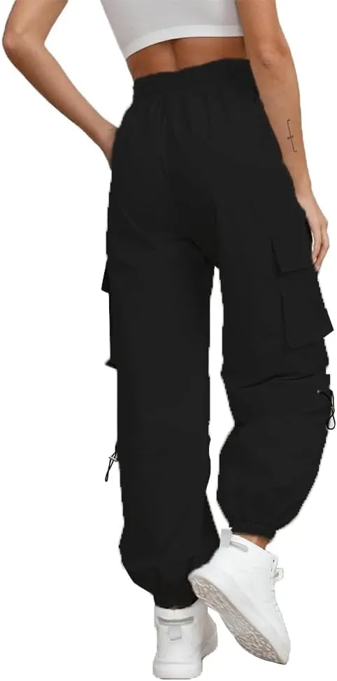 Women's Cargo Pants Baggy Trendy Casual Hiking Parachute Pants