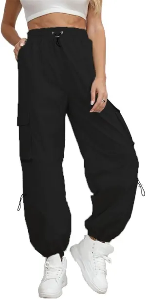 Women's Cargo Pants Baggy Trendy Casual Hiking Parachute Pants