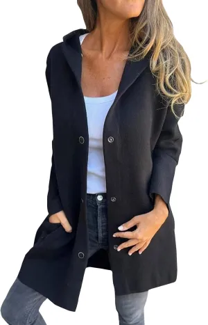 Womens Fall Fashion 2024 Oversized Long Cardigan Sweaters 2024 Fall Trendy Jackets Knit Business Casual Outfits
