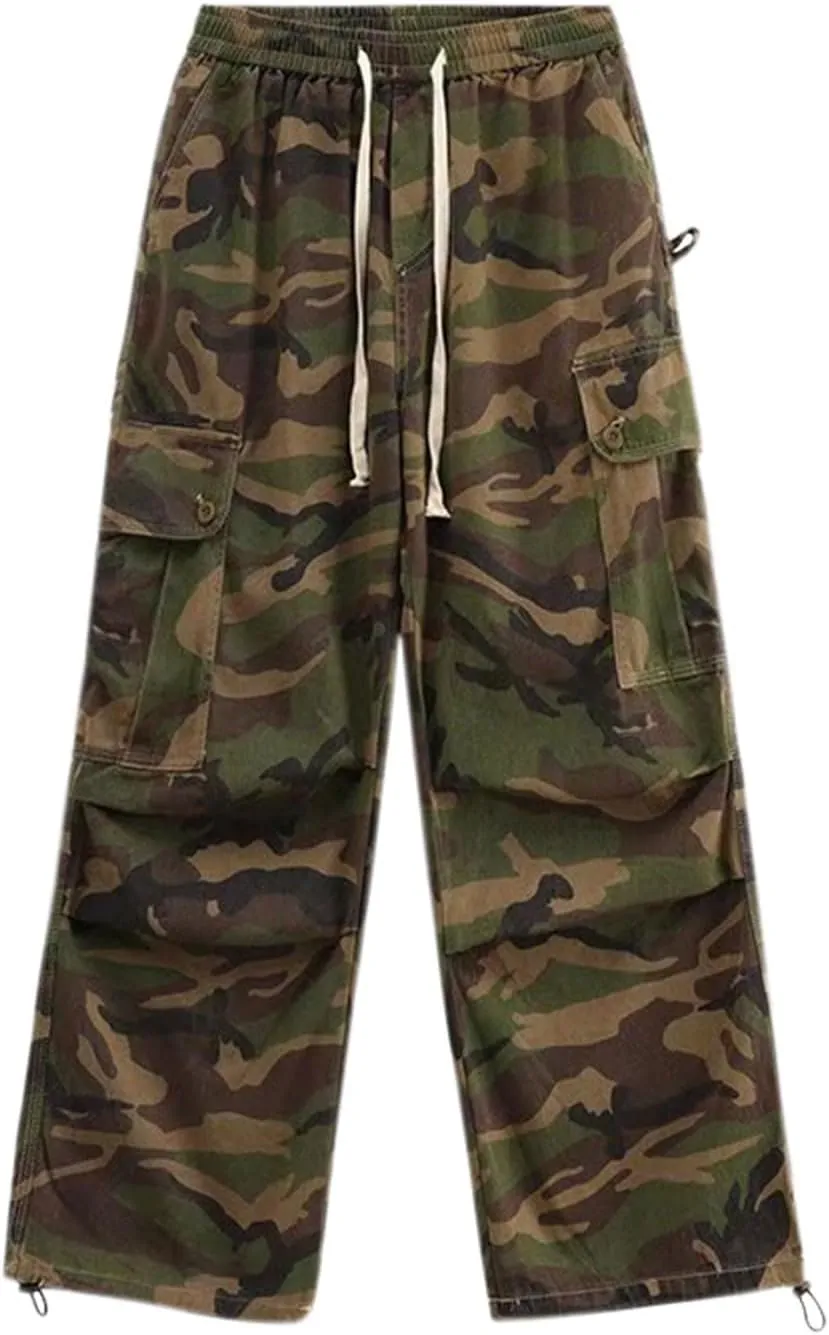 Women's Stretchy Tactical Cargo Pants High Waisted Casual Joggers Plus Size Skinny Trousers Cargo Pants with 6 Pockets