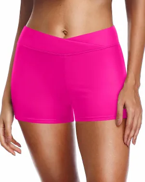 Yonique Womens Swim Shorts Bathing Suits Bottoms Swimsuit Bottoms(Available in Plus)